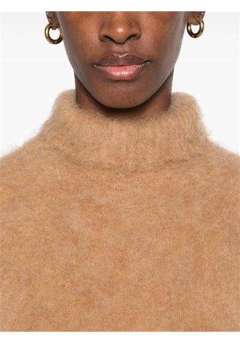 Brown elgar fluffy jumper  Maxmara sportmax - women MAXMARA SPORTMAX | 2422366162600006